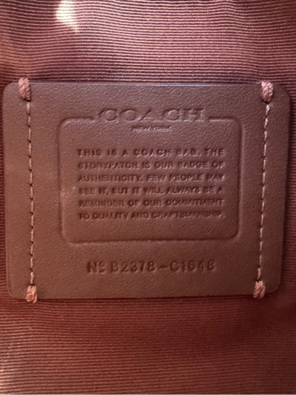 Coach Ellie File Bag - Brown/Tan - Picture 4 of 6